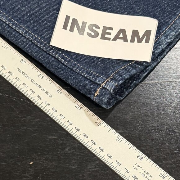 NWT Zara Womens Size 6 Slim Crop Flare Dark Wash Mid Rise Denim Jeans - Picture 12 of 12